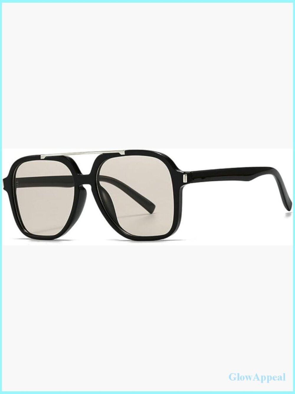 Retro Square Sunglasses Women Oversized 70s Shades UV Protection Vintage Pilot